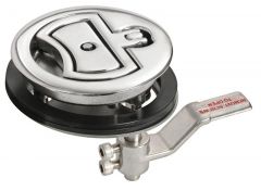 Alzapagliolo inox con serratura Ø90 