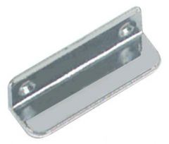 Piastrine battuta a L ottone cromato 