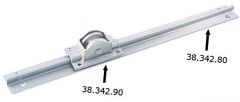 Carrello ottone nichelato 64x37 mm 