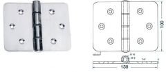 Cerniera inox AISI 316 130x100 mm
