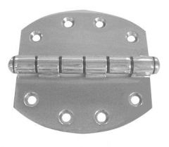 Cerniera inox AISI 316 microfusa 63x63x127 mm smussata