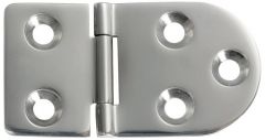 Cerniera inox AISI 316 76x40 mm in microfusione apertura standard