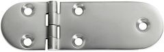 Cerniera inox AISI 316 126x40 mm in microfusione apertura standard