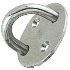 Piastrina con cavallotto 5 mm 