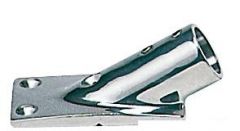 Base inox inclinata 30° 22 mm 