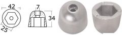 Anodo ricambio rif.orig. 101180 