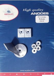 Kit anodi Suzuki 40/50 HP alluminio 