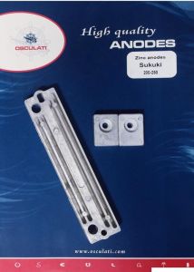 Kit anodi Suzuki 150/250 HP zinco 