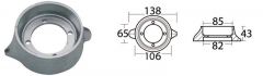 Anodo magnesio Volvo SeaDrive Ø mm 105 