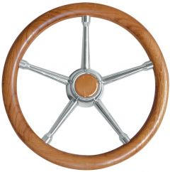 Volante A inox/teak 350 mm 