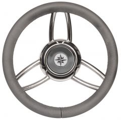 Volante Bliz poliuretano morbido grigio 