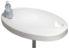 Tavolo ABS bianco 77 x 51 cm 