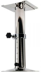 Piede girevole telescopico inox 540/720 mm 