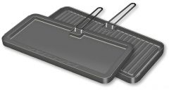 Griglia per barbecue 28 x 43 cm 