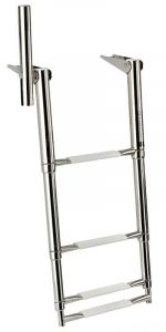 Scaletta 4 gradini con maniglia 345 mm 