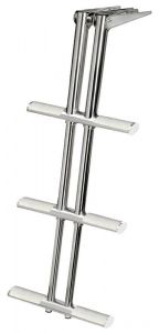 Scaletta DIVER telescopica 3 gradini bianca 