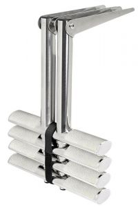 Scaletta DIVER telescopica 4 gradini bianca 
