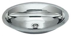 Lavello inox ovale 510 x 390 mm 