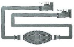 Tubazione OMC 2 attacchi 
