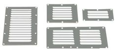 Griglia areazione 128 x 232 mm con antizanzare 