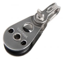Bozzello inox 1 puleggia 25x4 