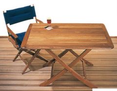 Tavolo teak 118x70 cm 
