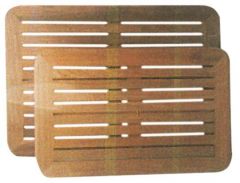 Piani tavolo in teak 45x70 cm 