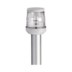 Asta 100 cm fanale 360° bianco a parete 