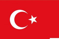 Bandiera Turchia 20 x 30 cm 