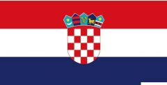 Bandiera Croazia 20 x 30 cm 