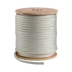 Doppia treccia bianca mm 18 