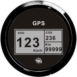 Log con bussola e totalizzatore GPS nero lunetta nera