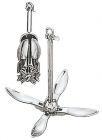 Ancora a ombrello inox 4 kg 