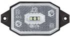 Fanale posizione LED anteriore luce bianca staffa 2