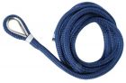 Cima ormeggio impiombata 10 mm x 6 m blu