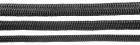 Doppia treccia Megayacht con gassa mm 32 nera