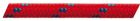 Doppia treccia rossa mm 6 