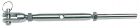 Tenditore inox a pressare 6 mm 