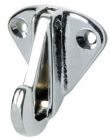 Moschettone inox con base 10 mm