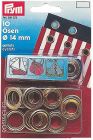 Occhioli 15 occhioli ottone 11 mm