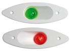 Fanale ABS ad incasso rosso/bianco