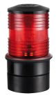Fanale testa albero rosso/nero 360°