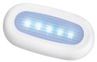 Luce di cortesia stagna 5 LED blu 