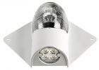 Luce di via/coperta Led 12/24 V corpo bianco