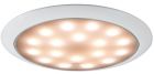 Plafoniera LED senza incasso Day/Night bianca/inox