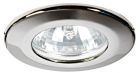 Plafoniera Sterope corpo inox dorata