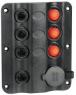 Pannello elettrico Wave 3+1 presa accendino