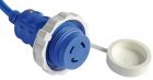 Spina con cavo 10 m blu 30 A 