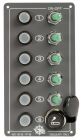 Pannello Elite 5 interruttori con presa accendino