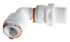 Raccordo a 90° femmina con maschio da 3/8"